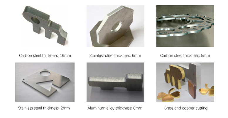 Campioni di elaborazione della macchina per taglio del plasma