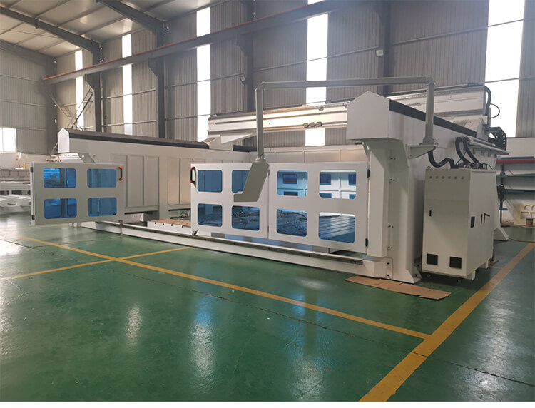 Gantry che si muove router CNC a 5 assi