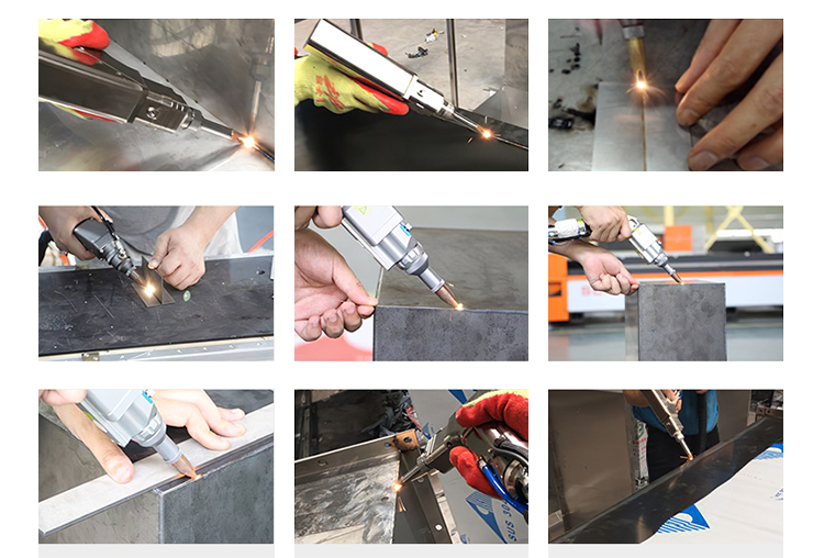 Hand Welder laser tenuto