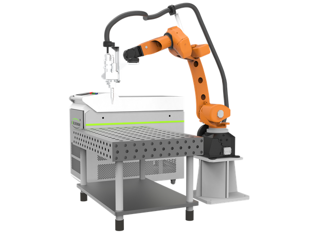 Sistema di saldatura laser robot