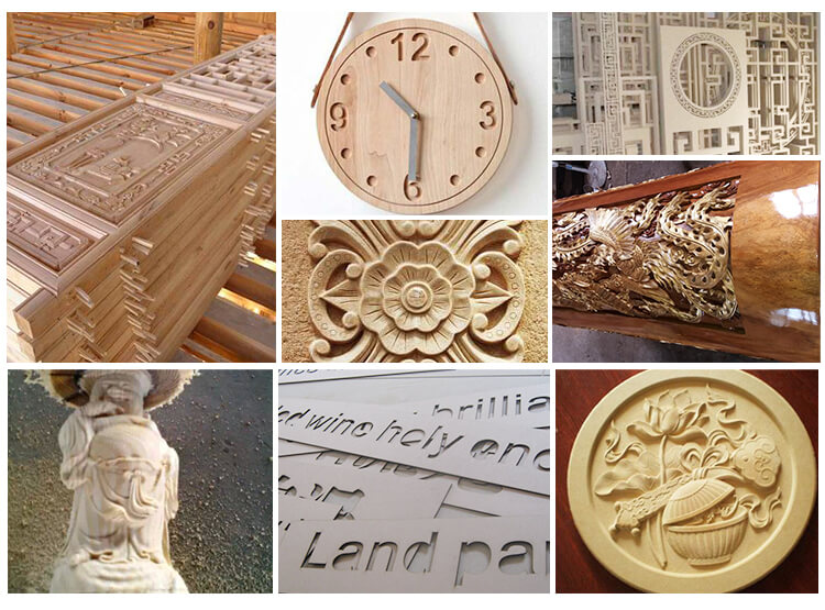 Macchina per intagliare il legno con albero rotante