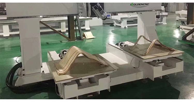 Centro di lavorazione del legno a quattro assi