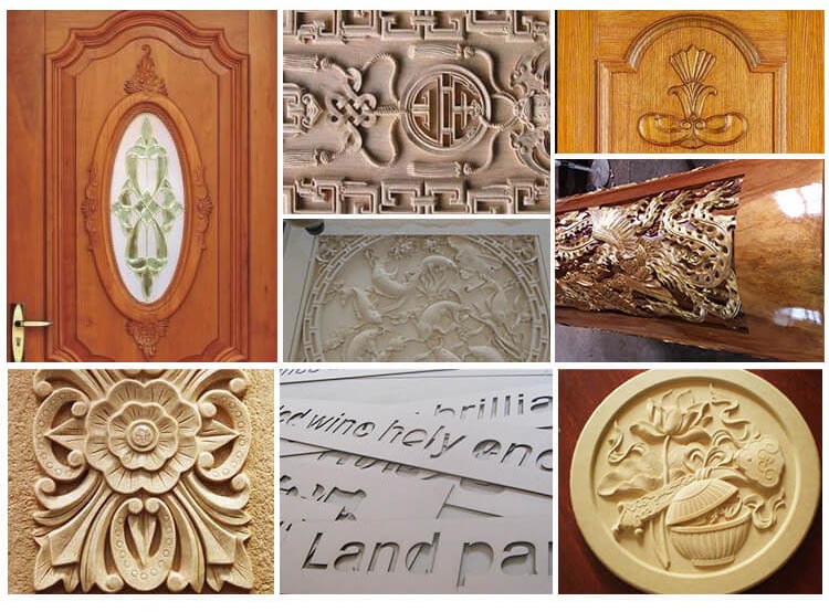 Dual mandrini intaglio in legno percorso CNC