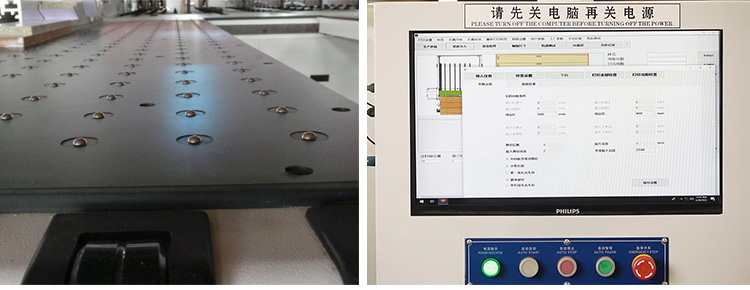 Sega pannello a fascio di computer CNC