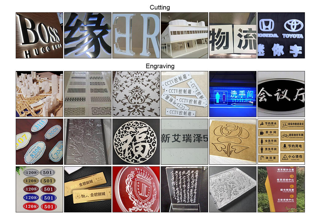 Macchina per incisione acrilica