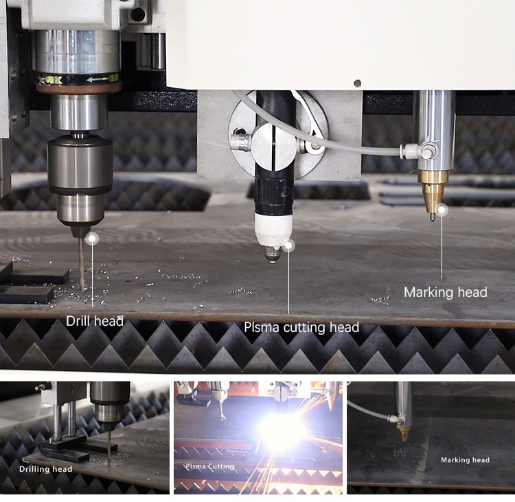 Testa multifunzionale del cutter plasmatico