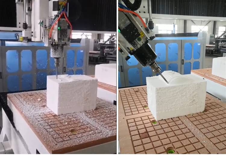 router CNC di legno per 4 assi