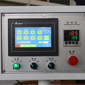 Sistema macchina per banding di bordo della lavorazione del legno