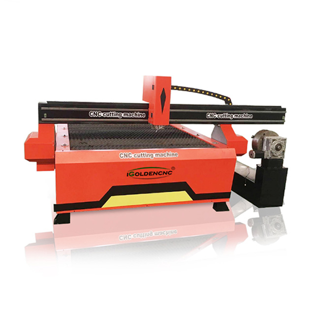 Macchina da taglio / taglio al plasma con albero rotante