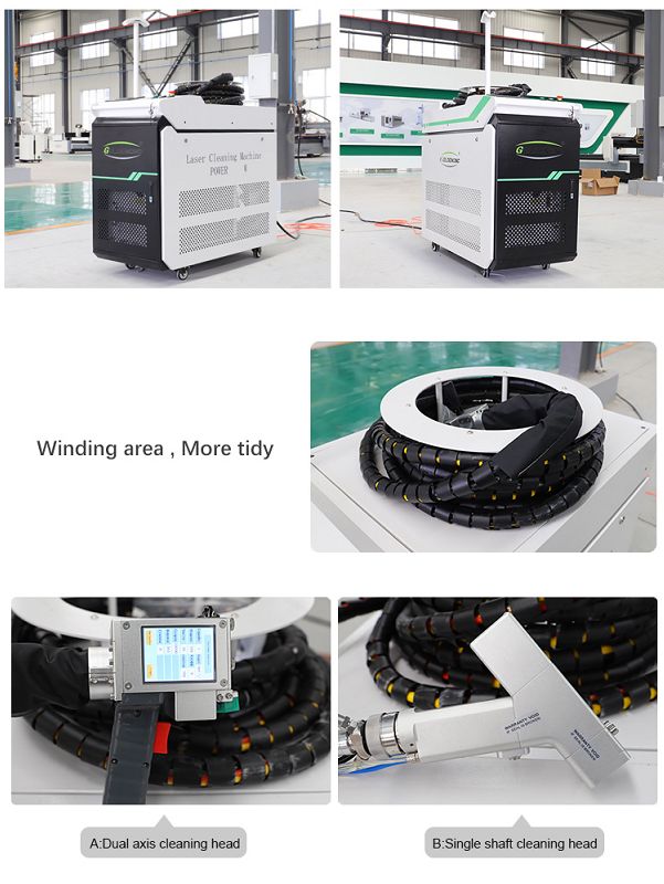 Pulizia laser ad alta potenza per la rimozione della ruggine 