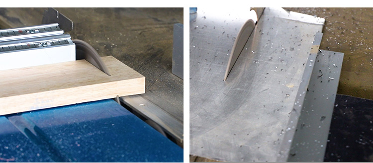 Macchina da tavola scorrevole da taglio in legno