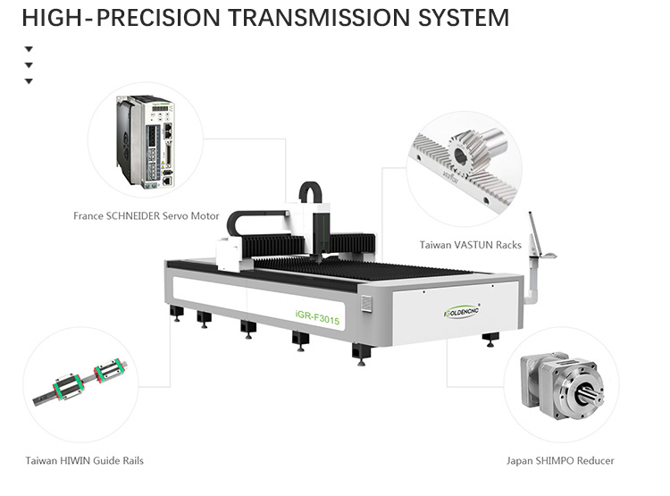 macchine da taglio laser in fibra metallica 
