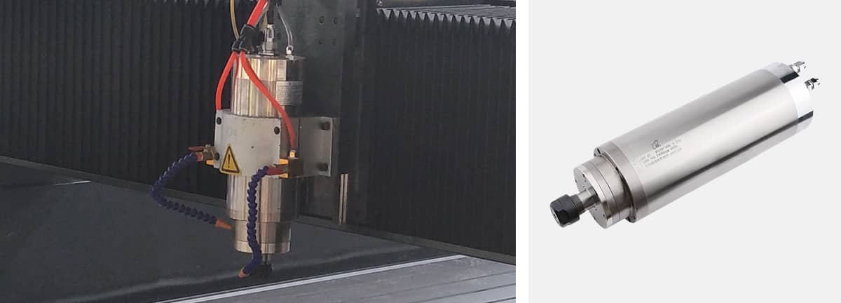 mandrino della macchina intagliato in pietra