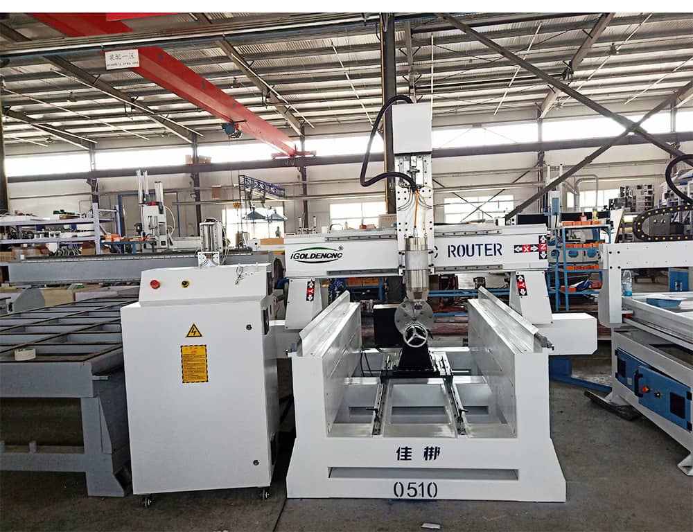 router CNC con rotante