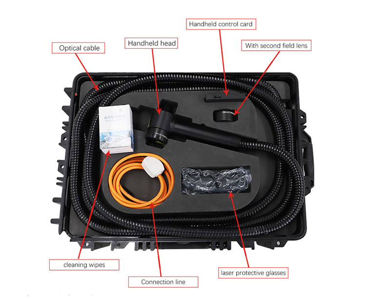 Macchina per la pulizia laser.