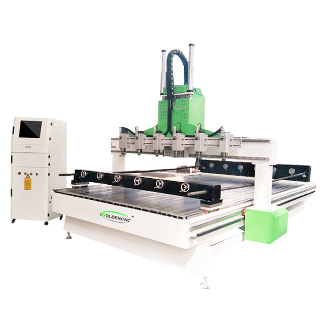 Piano/Stereo a 4 assi Multi -head CNC Router